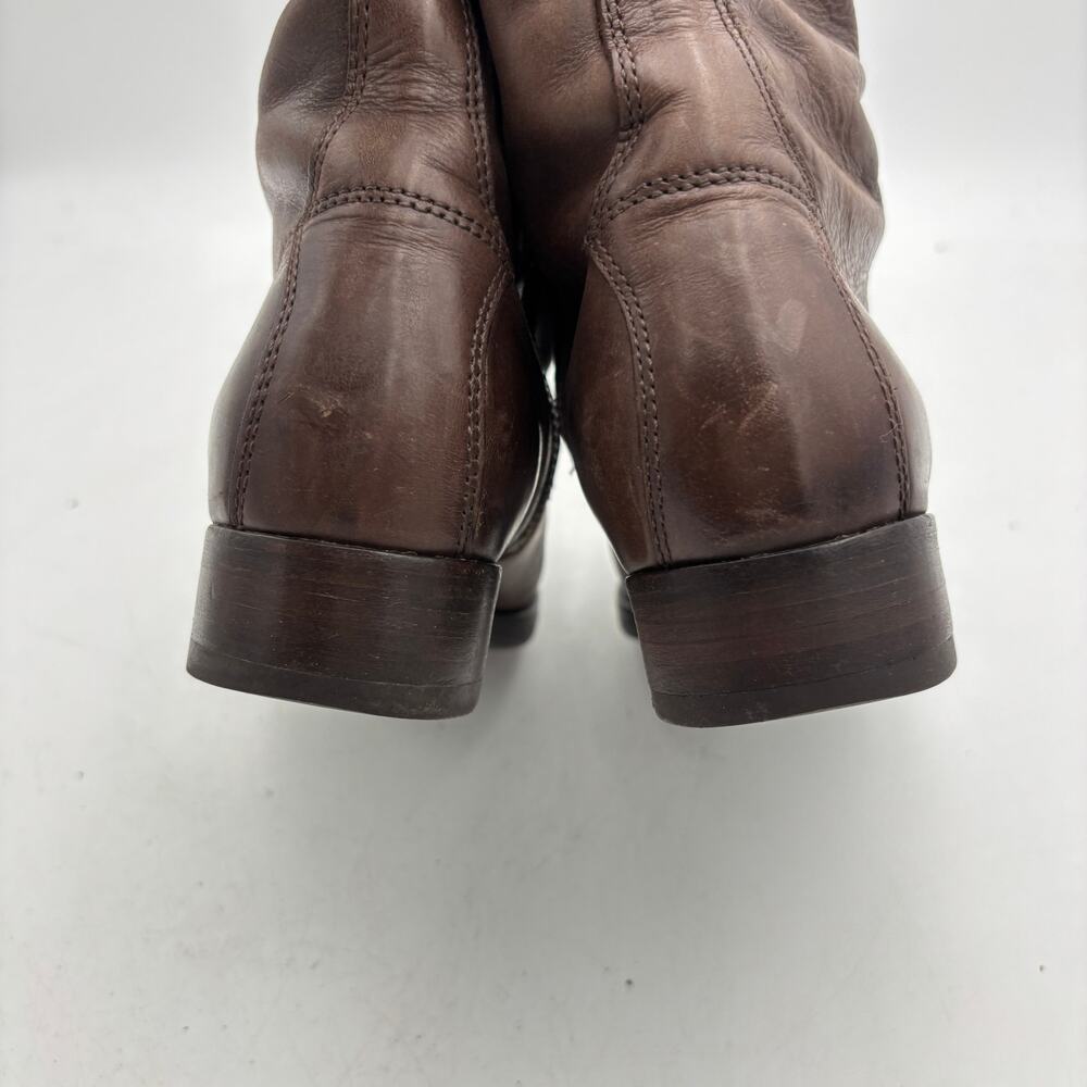 Frye Melissa Tall Lace Up Boots Women's 6.5B Zip Up Boho Indie Cottage - Picture 12 of 12